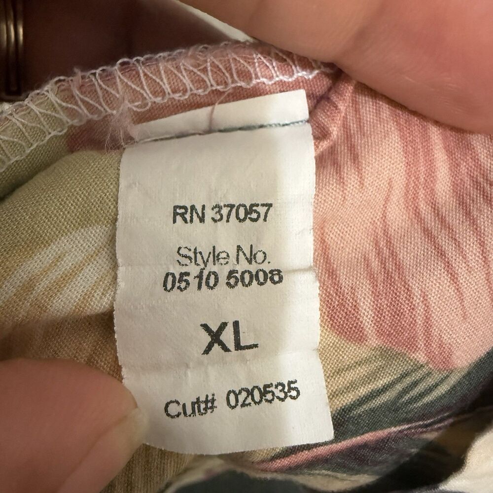 Cooke Street Hawaiian Button Up Shirt Shortsleeve Tropical Vacation USA XL - Picture 6 of 6